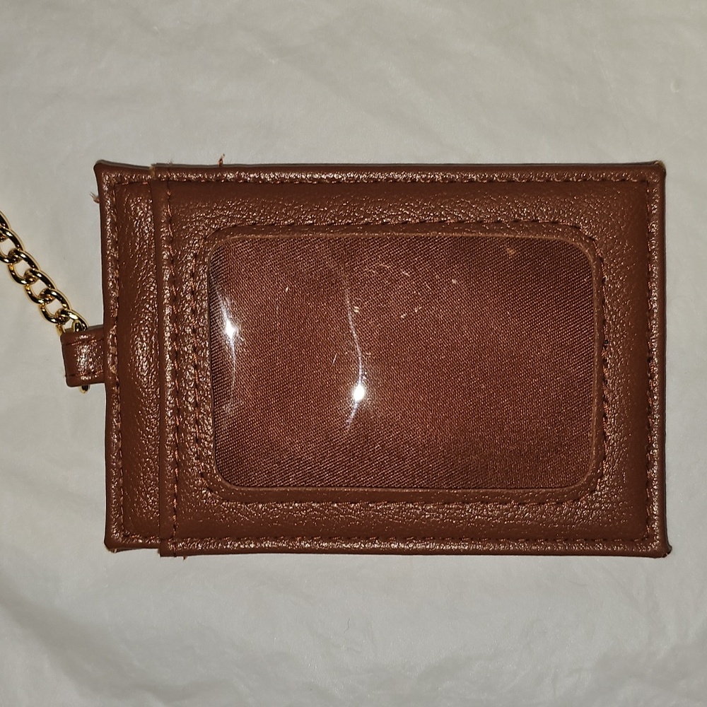 Time and Tru Women's Scarlet Envelope Wallet, Cognac Brown New - Picture 7 of 14